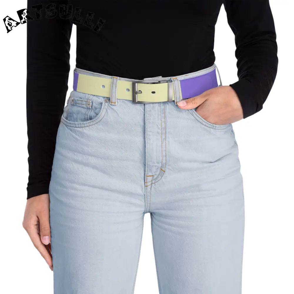 JAKKOUTTHEBXX Trippy Flower Power Motifs Rave Garden Grins Belt