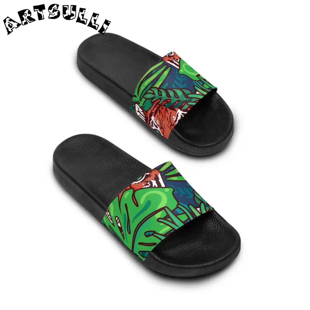 JAKKOUTTHEBXX Saturated Jungle Tiger 8K Men’s Slide Sandals