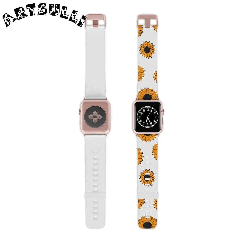 JAKKOUTTHEBXX Sunflowers Watch Band for Apple Watch JAKKOUTTHEBXX