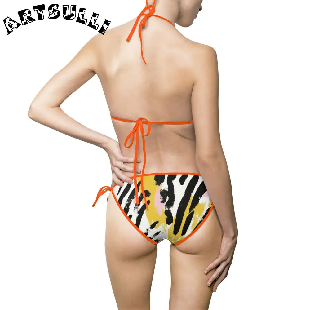 JAKKOUTTHEBXX Wild Zebra Stripes x Paint Brush Strokes Multi-Color