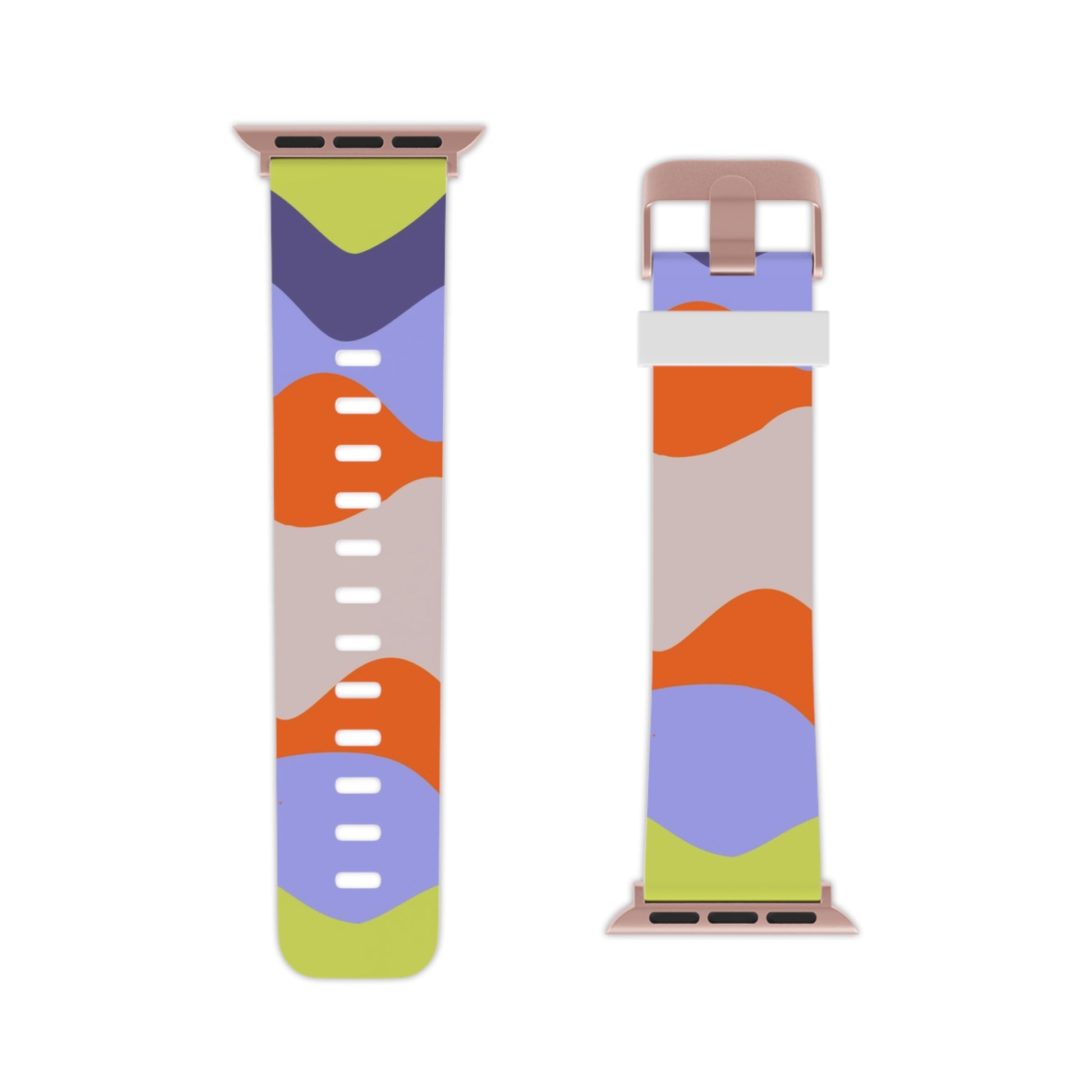 Waves Red and Blue Watch Band for Apple Watch, Artsulli - Art is Long, Life is Short, Accessories, , , , , , , 