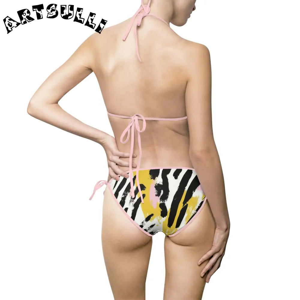 JAKKOUTTHEBXX Wild Zebra Stripes x Paint Brush Strokes Multi-Color