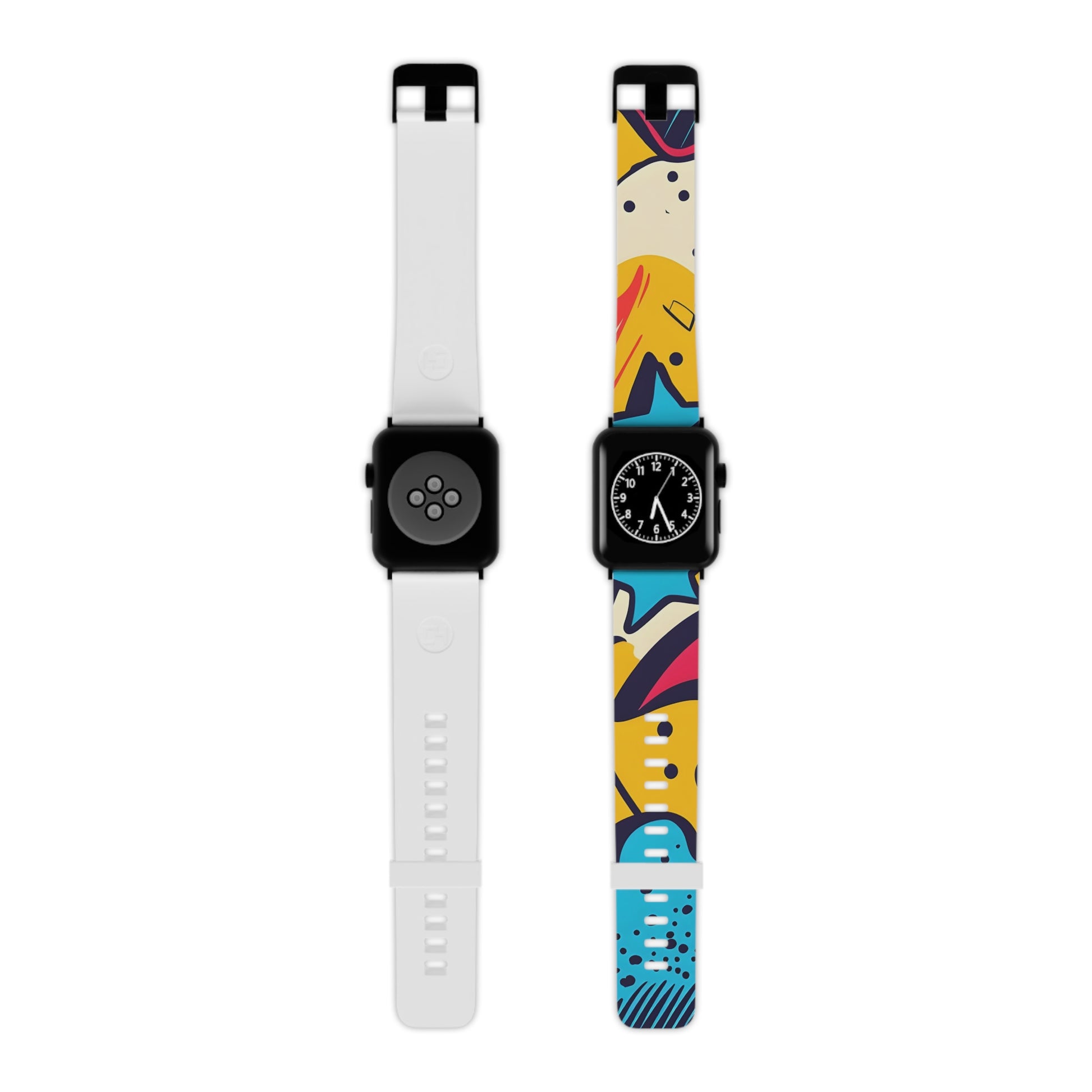 Comic x Pop Art Watch Band for Apple Watch, Artsulli - Art is Long, Life is Short, Accessories, Size, 8'' × 0.75'' / 38 - 40 mm, Color, Black, , , 62091927963063459212