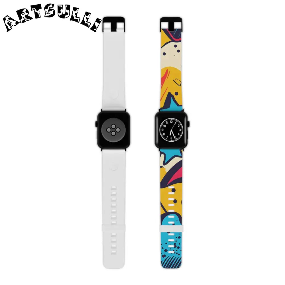 JAKKOUTTHEBXX Comic x Pop Art Watch Band for Apple Watch
