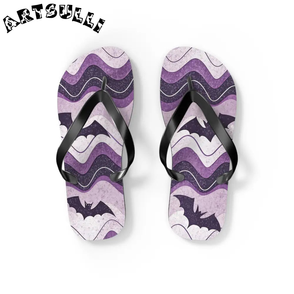 JAKKOUTTHEBXX Bat Wave Flip Flops JAKKOUTTHEBXX Artsulli - Art