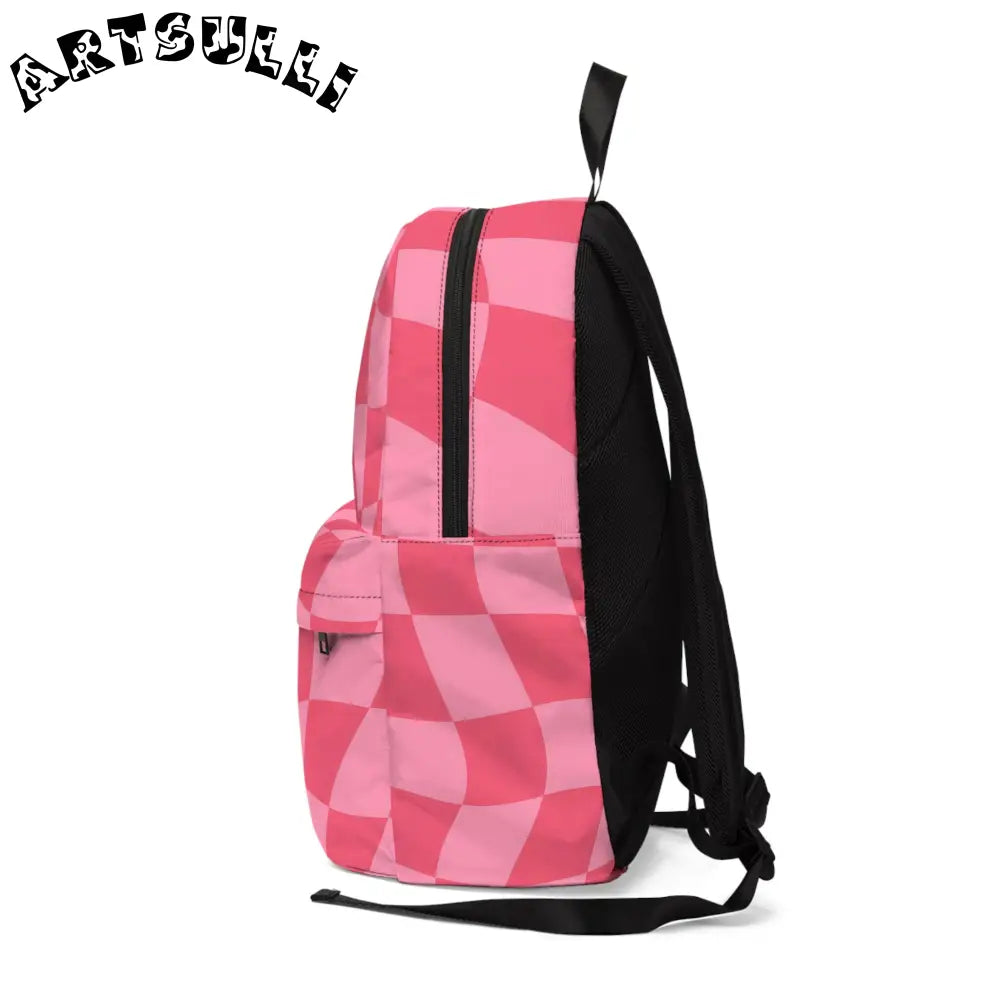 JAKKOUTTHEBXX Race Track Girl Hot Pink Unisex Classic Backpack