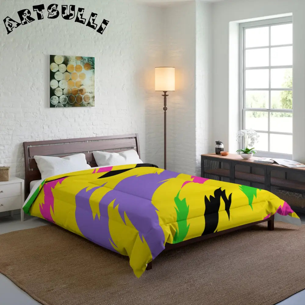 JAKKOUTTHEBXX Vibrant Jagged Warm Blanket Encourages Relaxing Sleep 2025