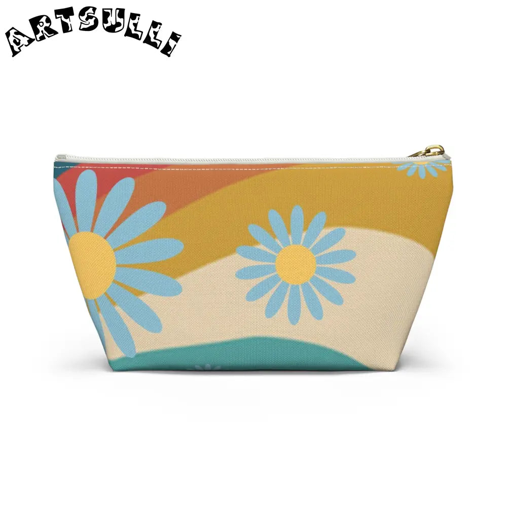 JAKKOUTTHEBXX Psychedelic Floral Hills Multi-Color Accessory Pouch w