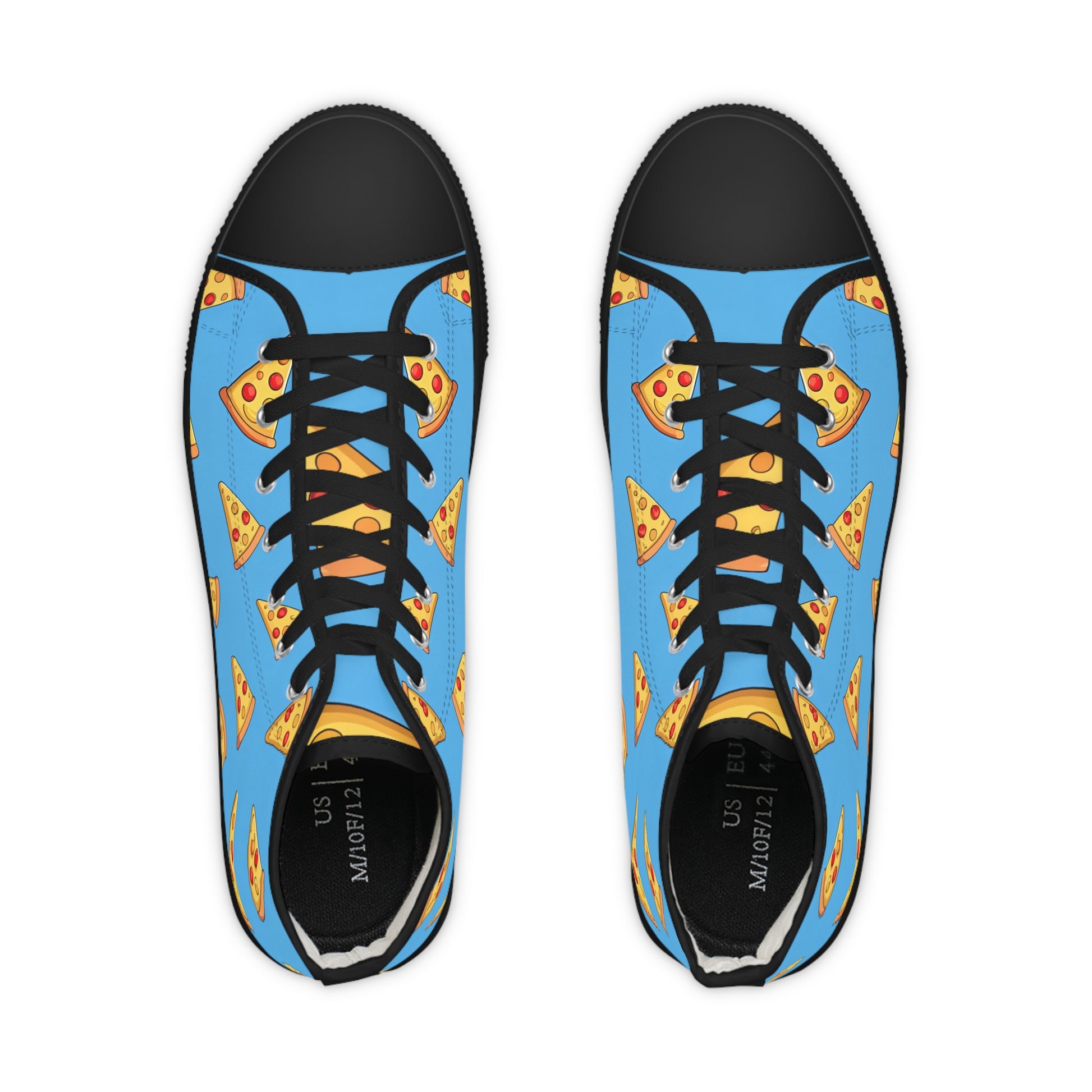 Blue Pizza Dreamscape Men's High Top Sneakers, Artsulli - Art is Long, Life is Short, Shoes, , , , , , , 