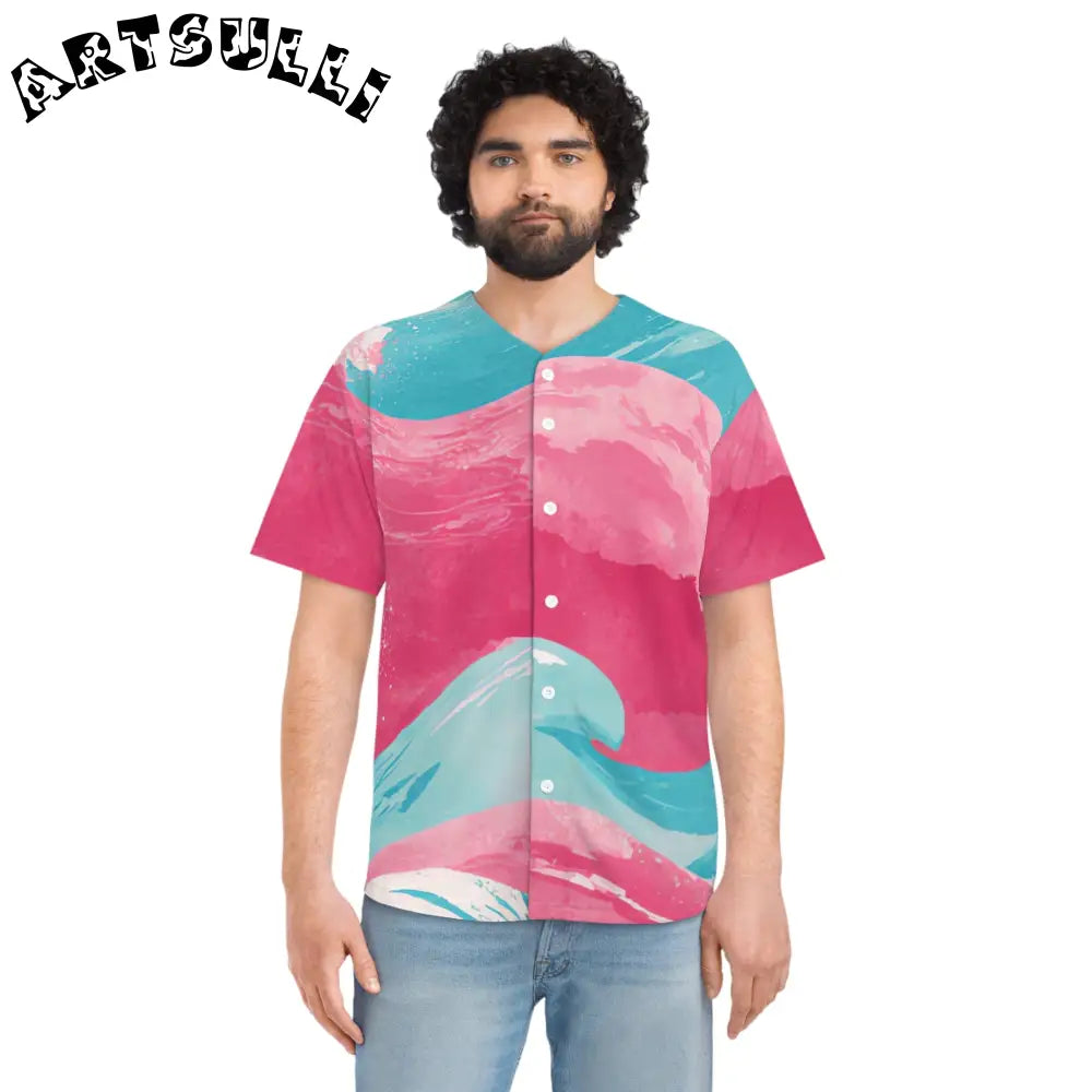 JAKKOUTTHEBXX The Great Pastelwave Pink and Blue Men’s Baseball