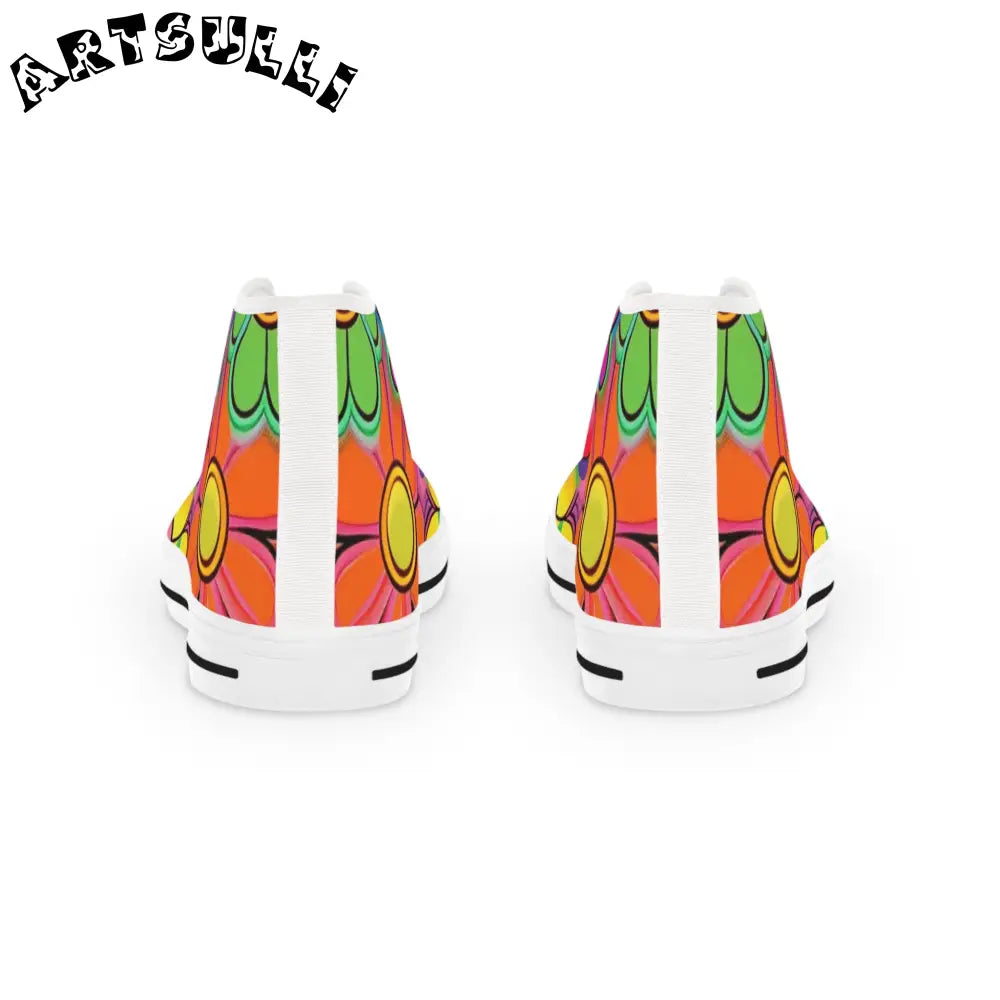 JAKKOUTTHEBXX Chromatic Daisy Dream Men’s High Top Sneakers