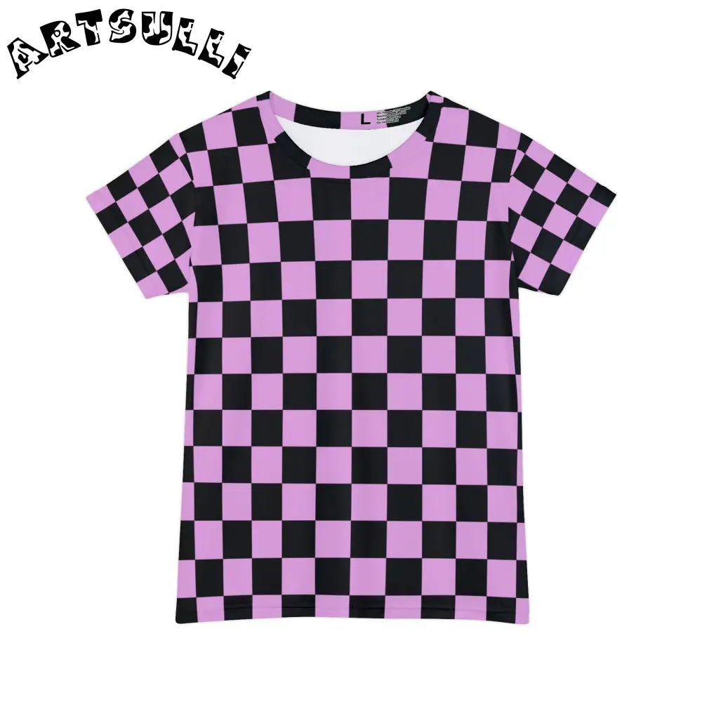 JAKKOUTTHEBXX Pixel Punk Vision Women’s Short Sleeve Shirt (AOP)