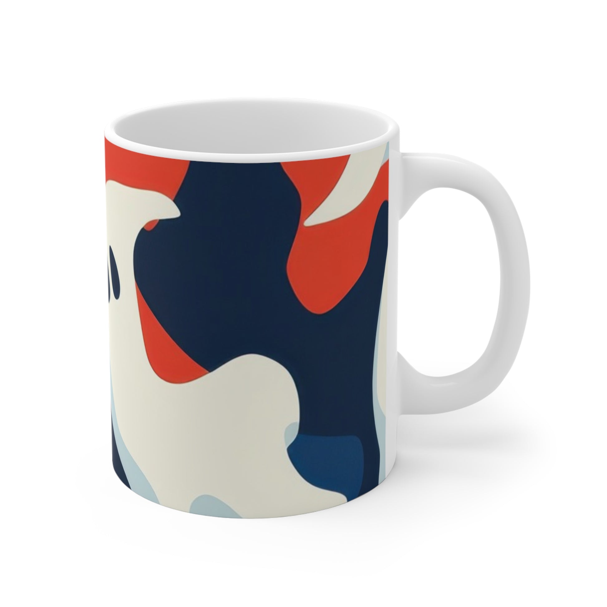 Camo Ghosts Mug 11oz, Artsulli - Art is Long, Life is Short, Mug, , , , , , , 