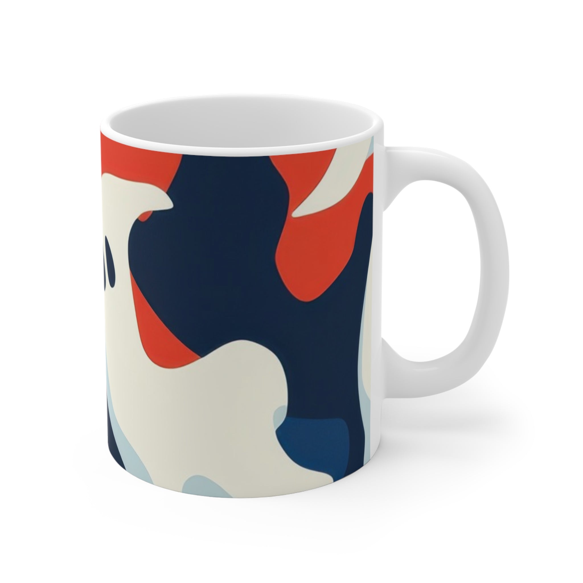 Camo Ghosts Mug 11oz, Artsulli - Art is Long, Life is Short, Mug, , , , , , , 