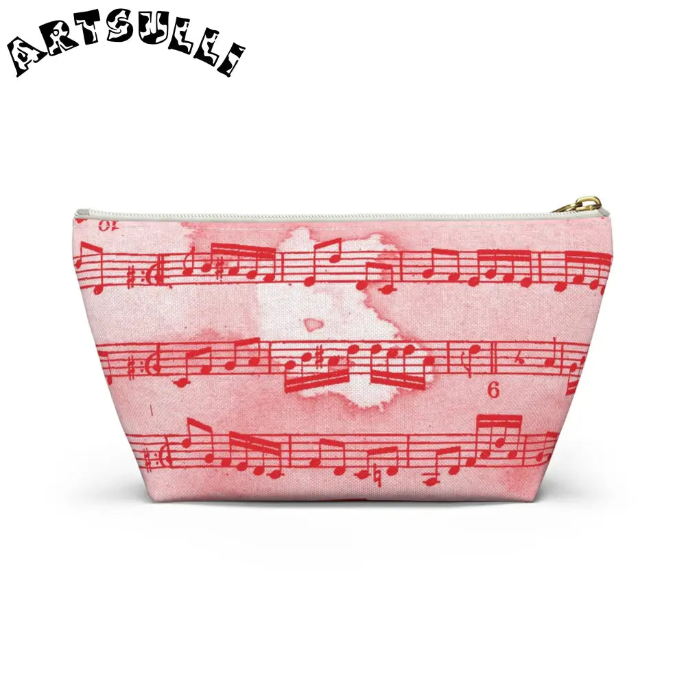 JAKKOUTTHEBXX Pink Music Note T-Bottom Pouch 2025