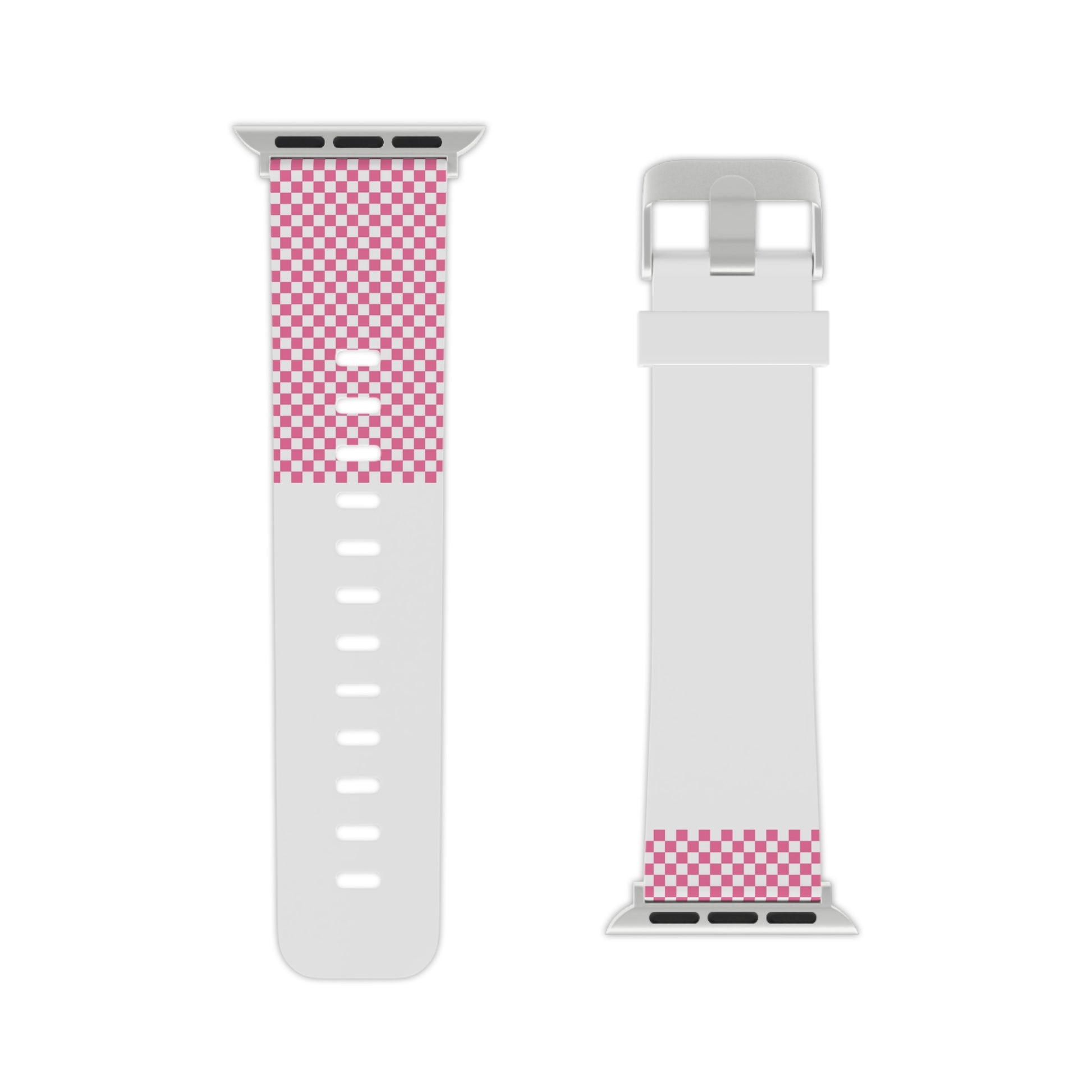 Yuyushiki Pink Check Watch Band for Apple Watch, Artsulli - Art is Long, Life is Short, Accessories, , , , , , , 