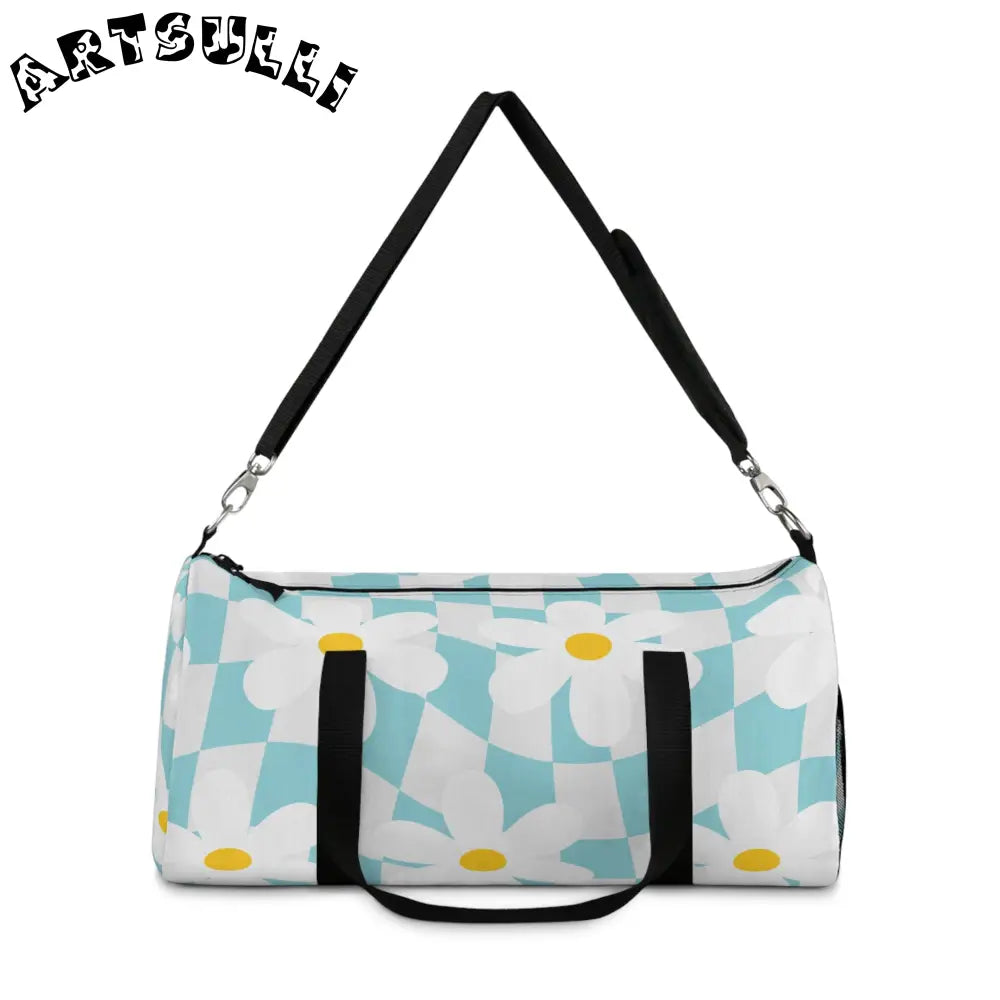 JAKKOUTTHEBXX Trippy Check Garden II Duffel Bag JAKKOUTTHEBXX