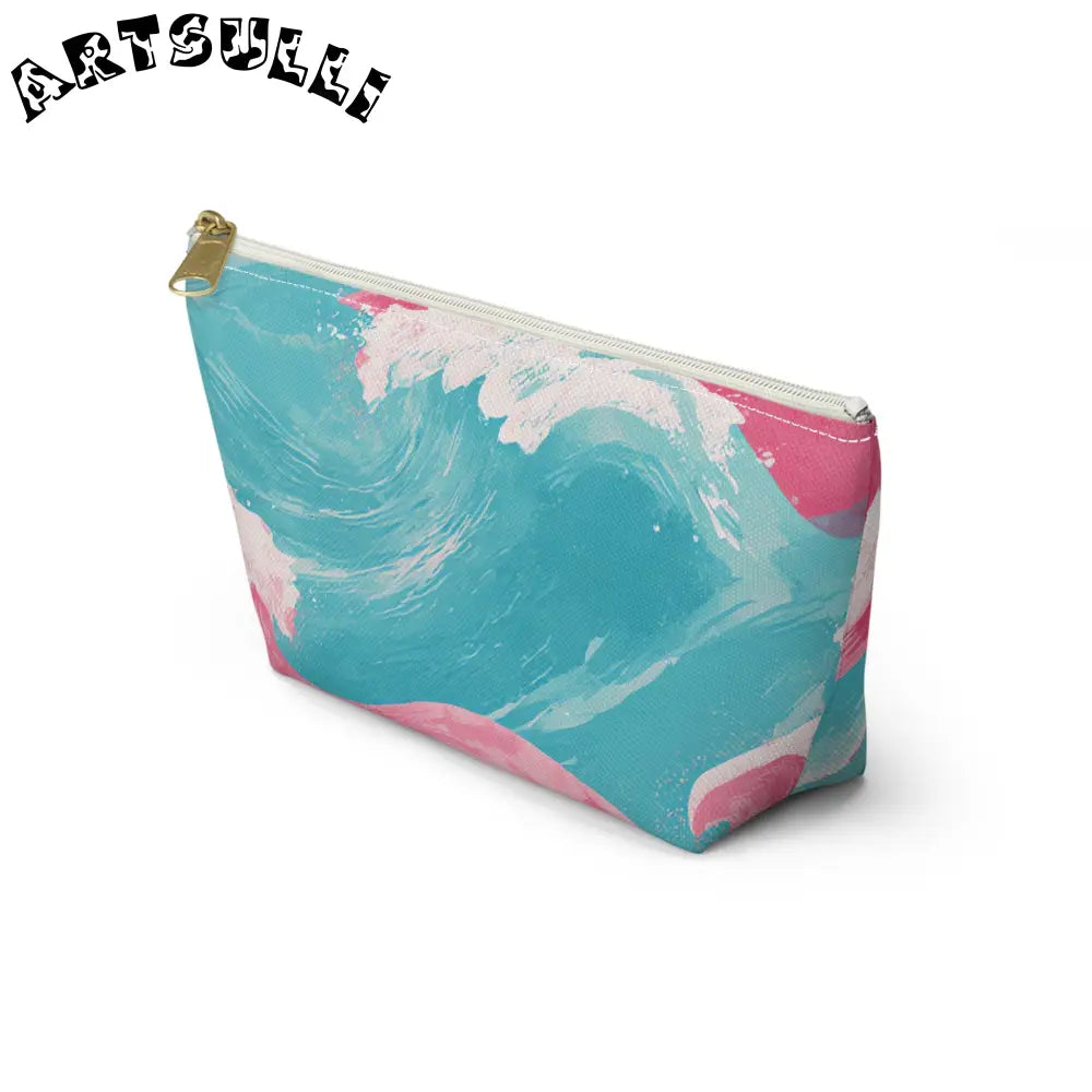 JAKKOUTTHEBXX The Great Pastelwave Pink and Blue Accessory Pouch w