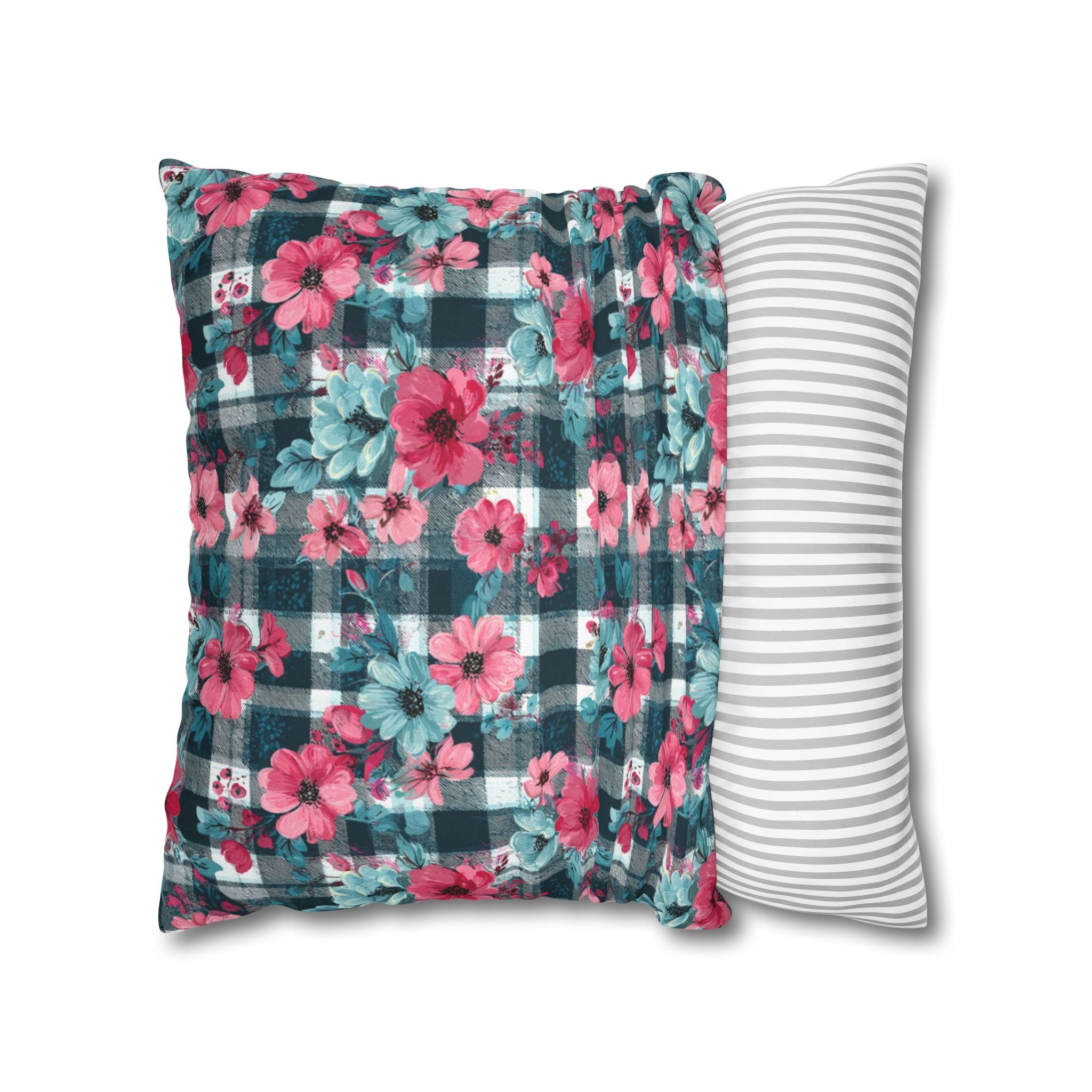 Spun Polyester Square Pillowcase
