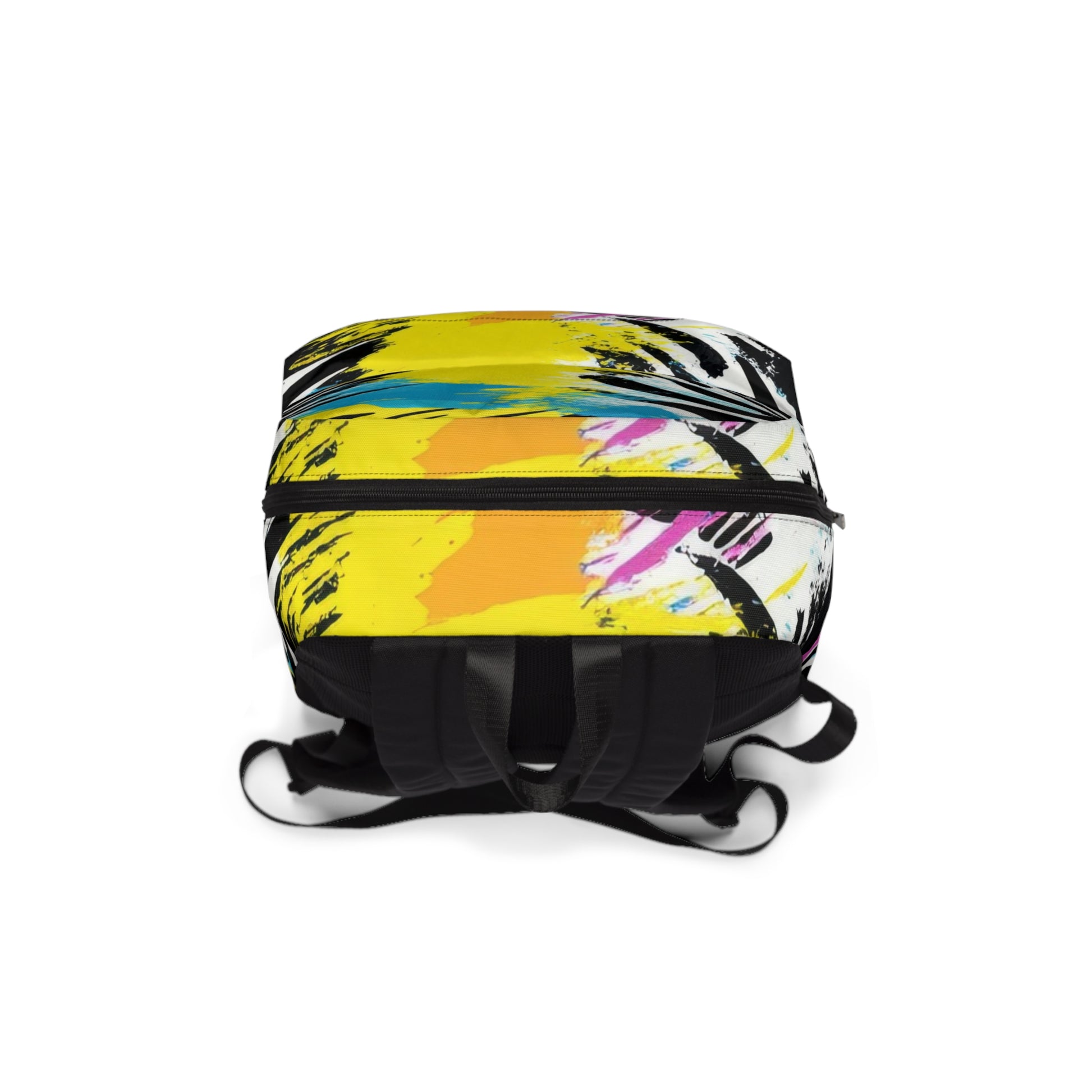 Zebra Stripes x Leapord Print x Paint Splatter Multi-Color Unisex Classic Backpack, Artsulli - Art is Long, Life is Short, Bags, , , , , , , 