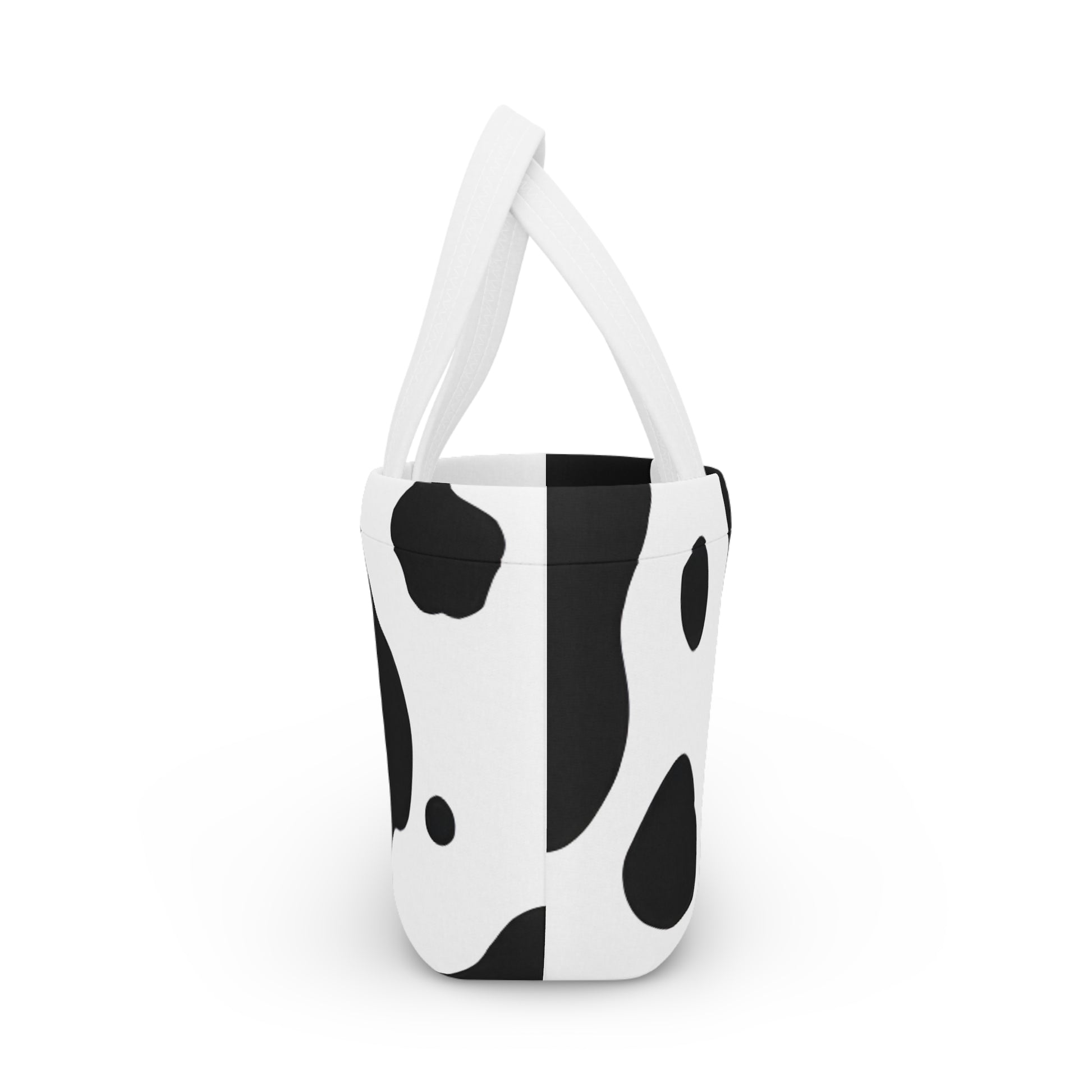 Cow Print Focus Lunch Bag, Artsulli - Art is Long, Life is Short, Bags, , , , , , , 