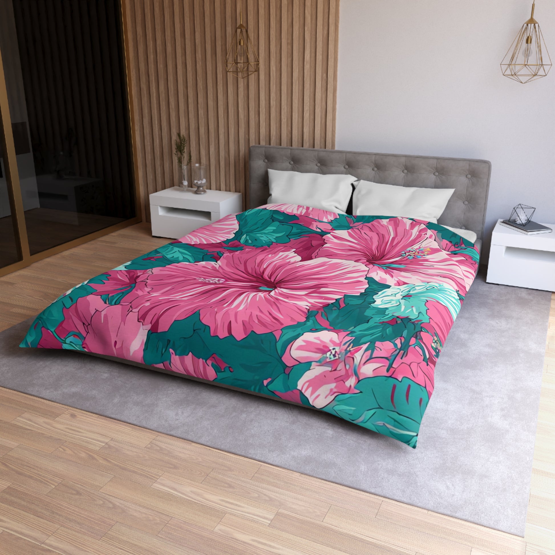 Flowerpunk Aloha Microfiber Duvet Cover, Artsulli - Art is Long, Life is Short, Home Decor, , , , , , , 