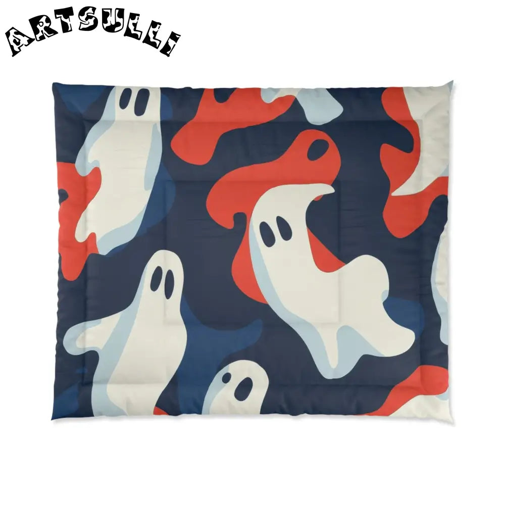 JAKKOUTTHEBXX Camo Ghosts Comforter JAKKOUTTHEBXX Artsulli - Art