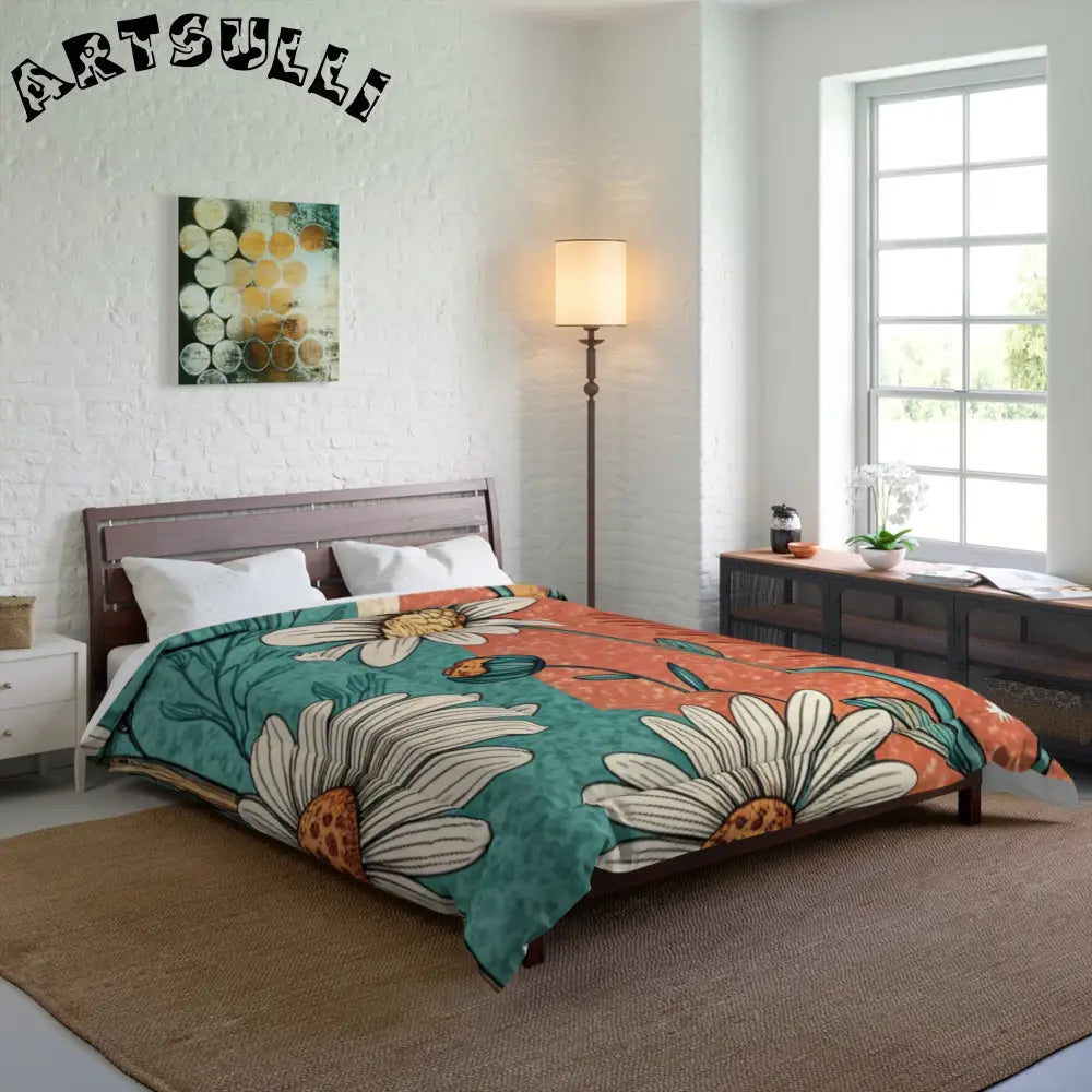 JAKKOUTTHEBXX Retro Daisy Dream Comforter JAKKOUTTHEBXX Artsulli