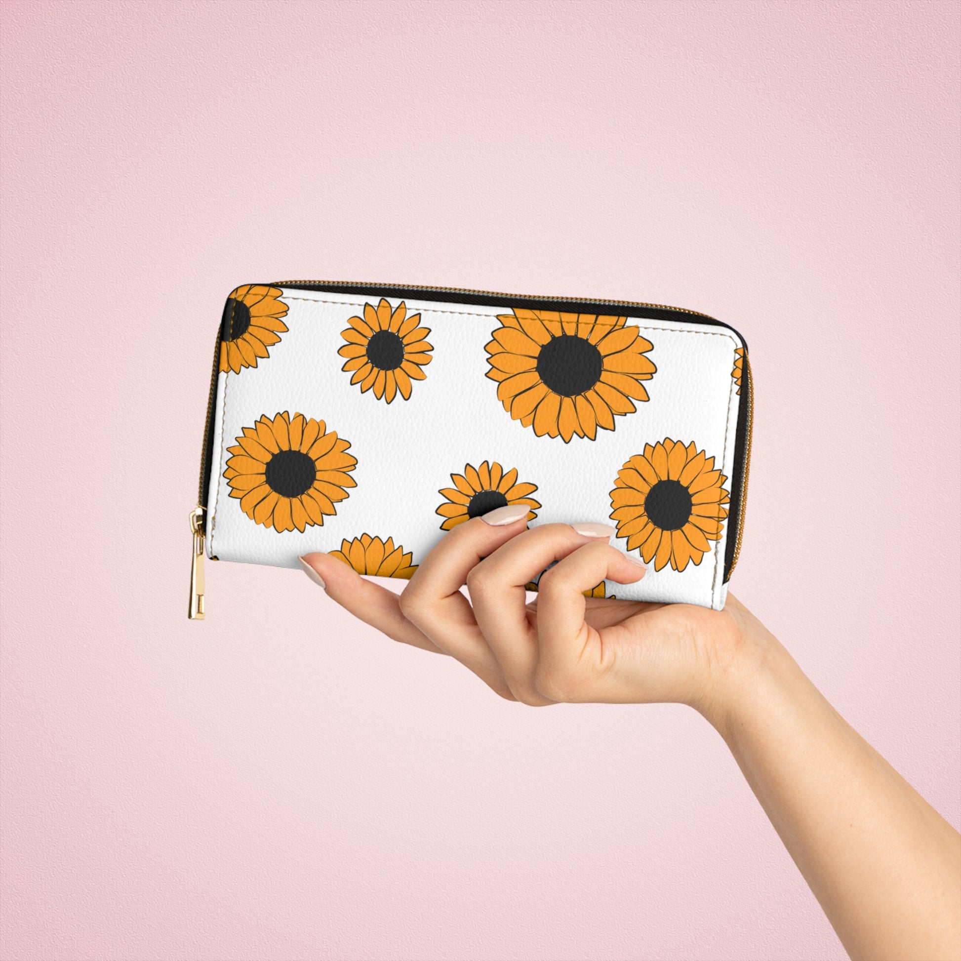 Sunflowers Zipper Wallet, Artsulli - Art is Long, Life is Short, Accessories, , , , , , , 