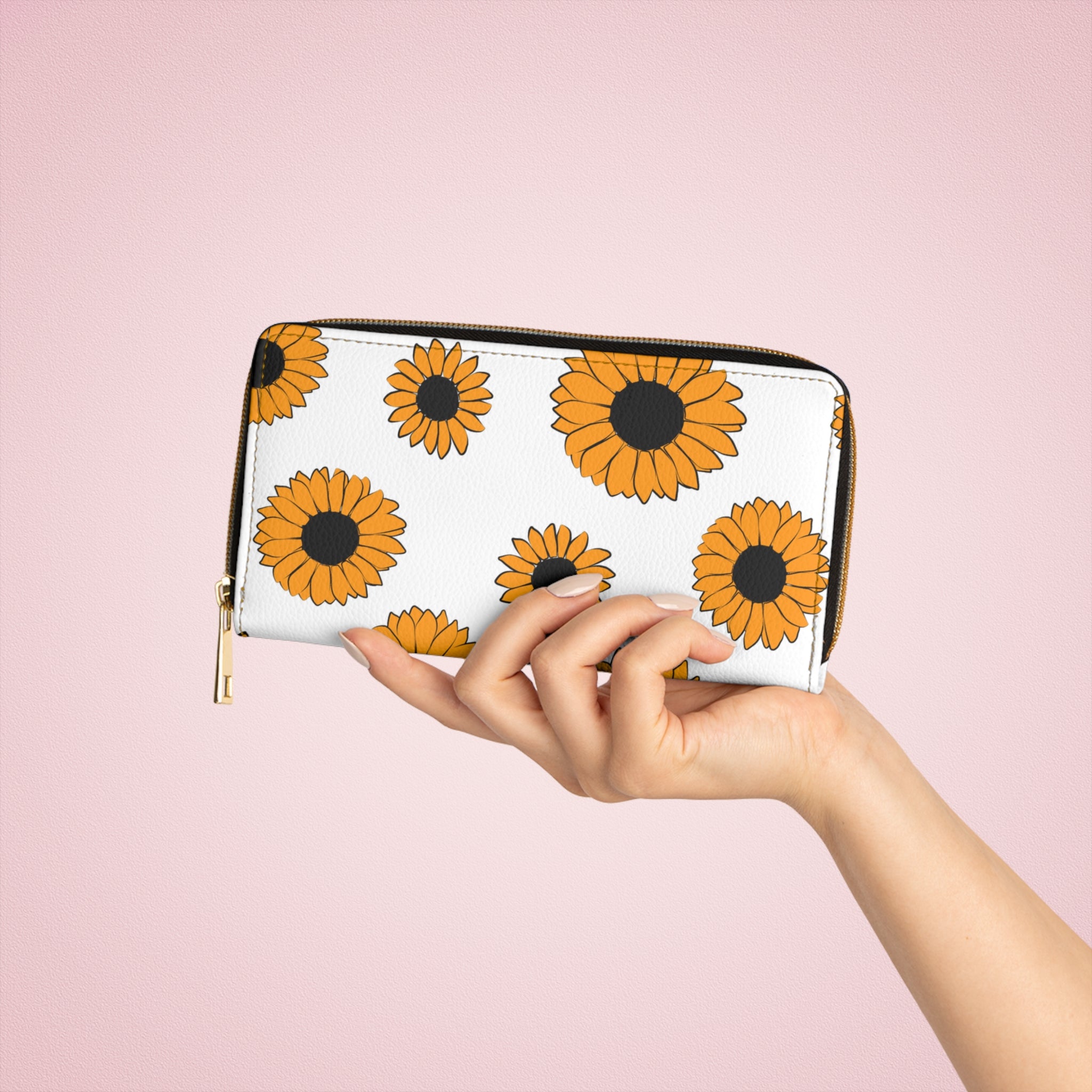 Sunflowers Zipper Wallet, Artsulli - Art is Long, Life is Short, Accessories, , , , , , , 