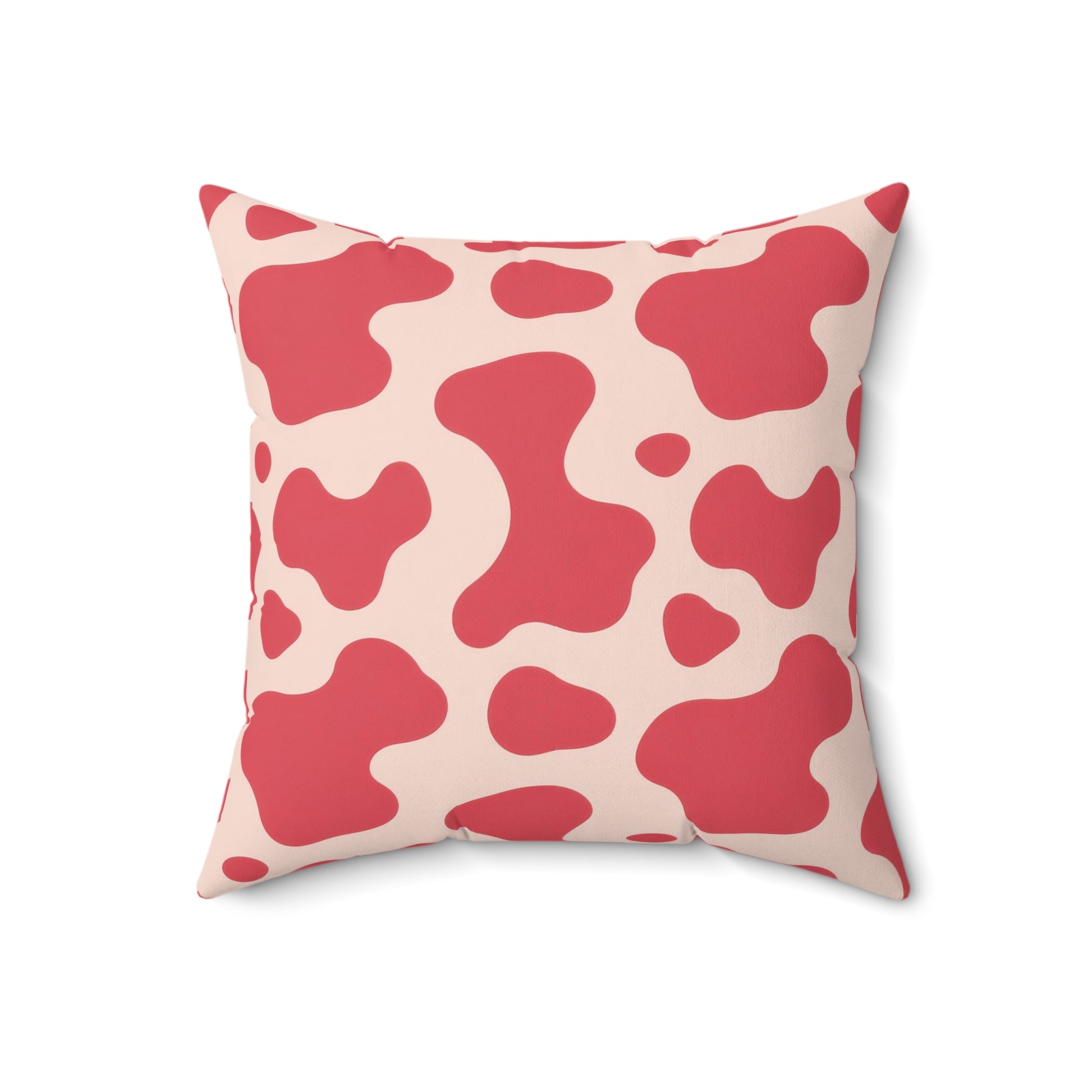Copy of Red Jungle Cow Spun Polyester Square Pillow, Artsulli - Art is Long, Life is Short, Home Decor, Size, 18" × 18", , , , , 35623712738402992299