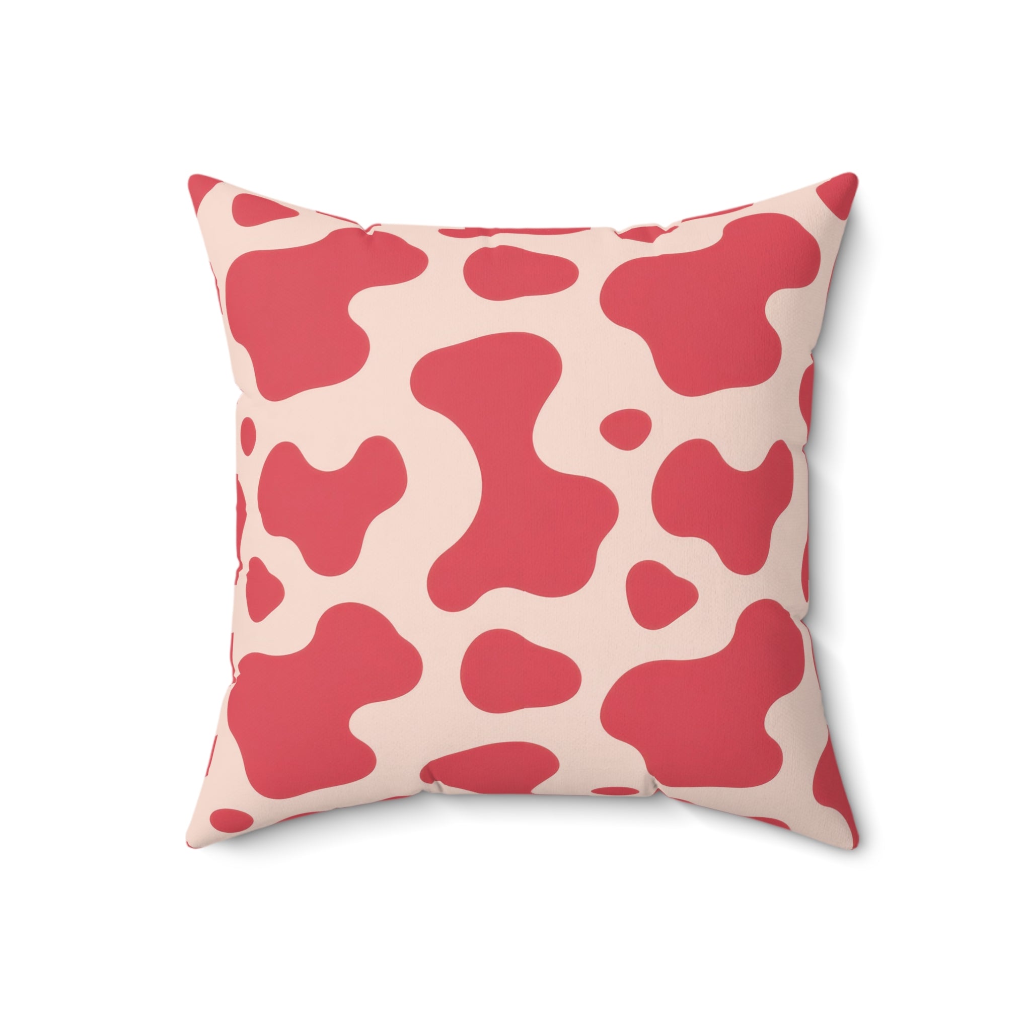 Copy of Red Jungle Cow Spun Polyester Square Pillow, Artsulli - Art is Long, Life is Short, Home Decor, Size, 18" × 18", , , , , 35623712738402992299