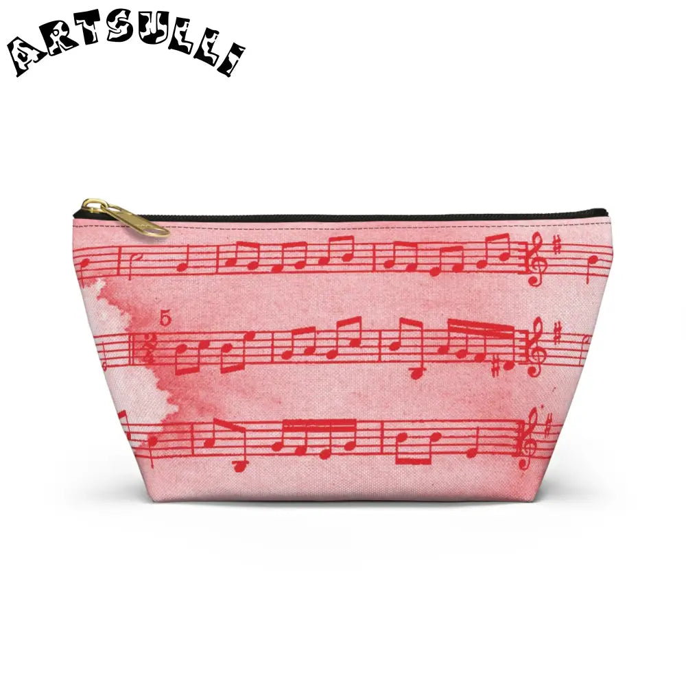 JAKKOUTTHEBXX Pink Music Note T-Bottom Pouch 2025