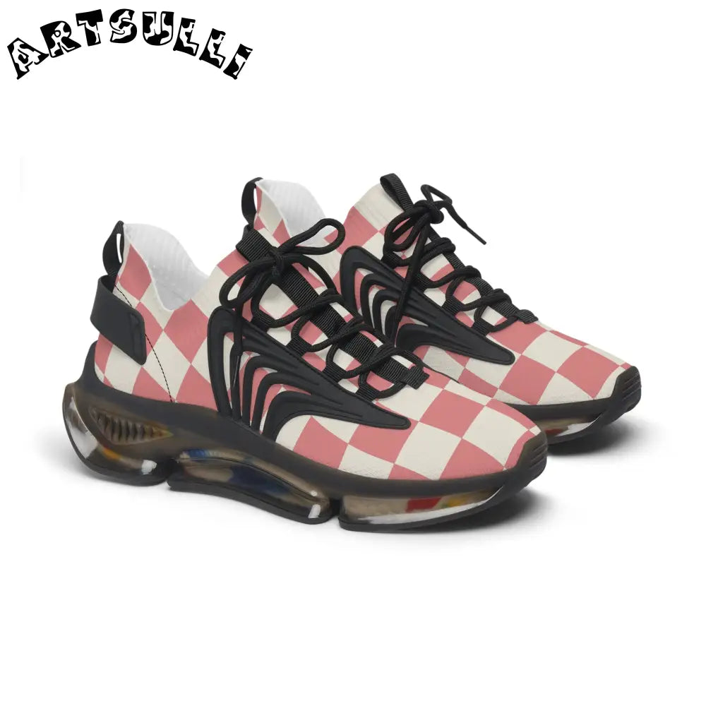 JAKKOUTTHEBXX Retro Checkered Grassland Sprites Women’s Mesh