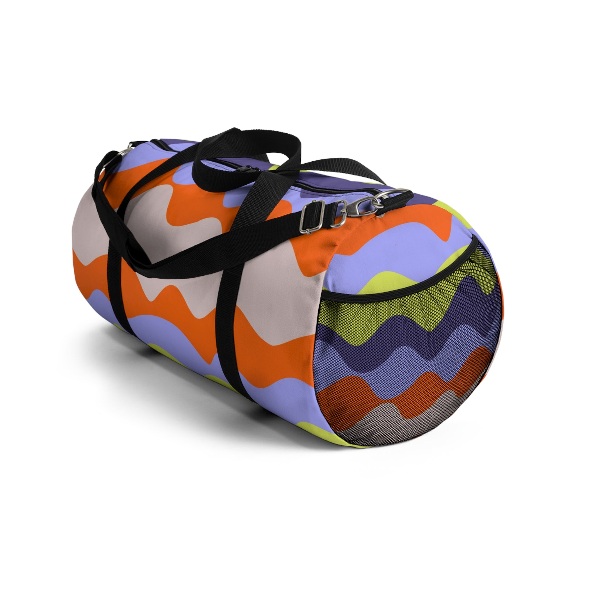 Waves II Red and Blue Duffel Bag, Artsulli - Art is Long, Life is Short, Bags, , , , , , , 
