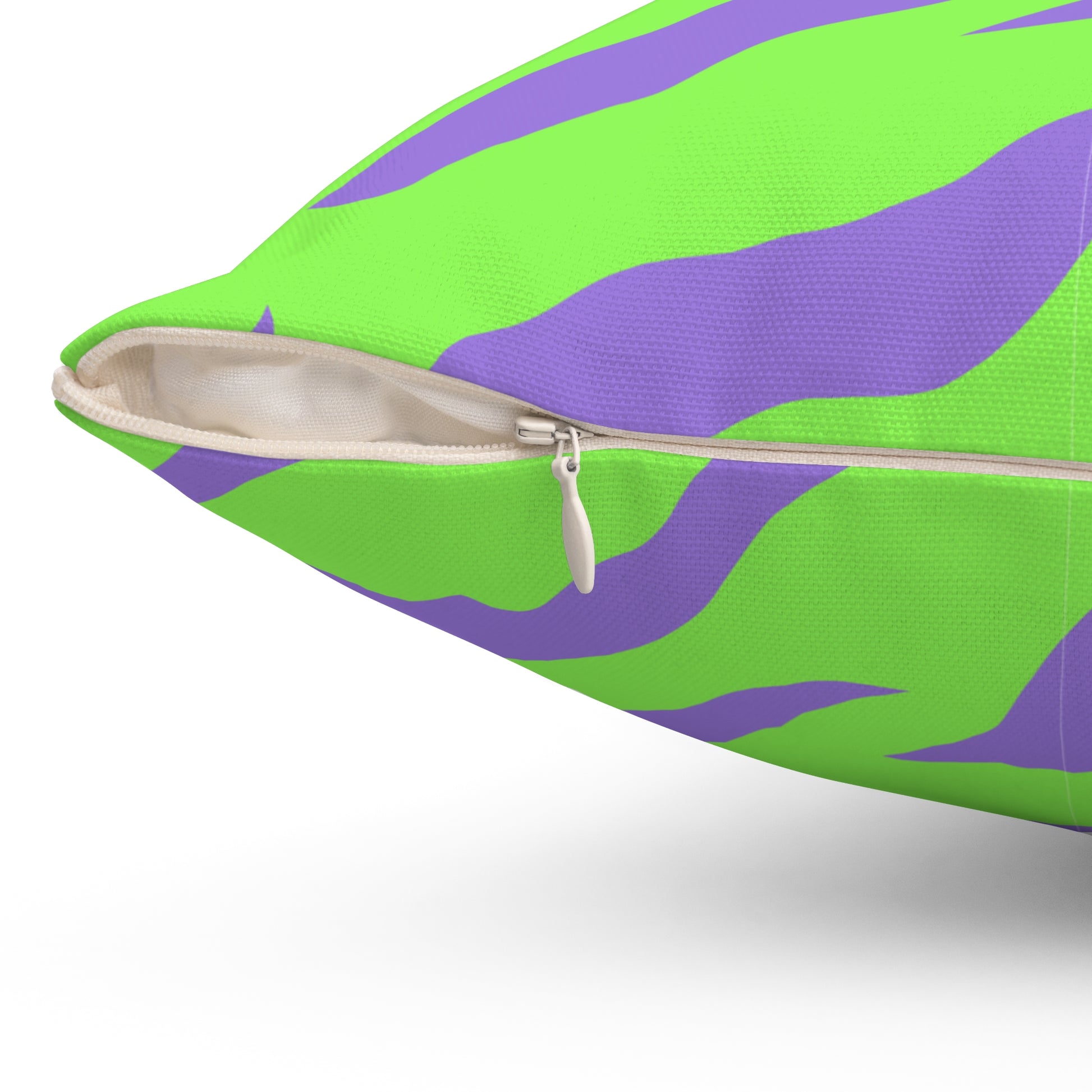 Tyrannosaurus Print Green and Purple Spun Polyester Square Pillow, Artsulli - Art is Long, Life is Short, Home Decor, , , , , , , 