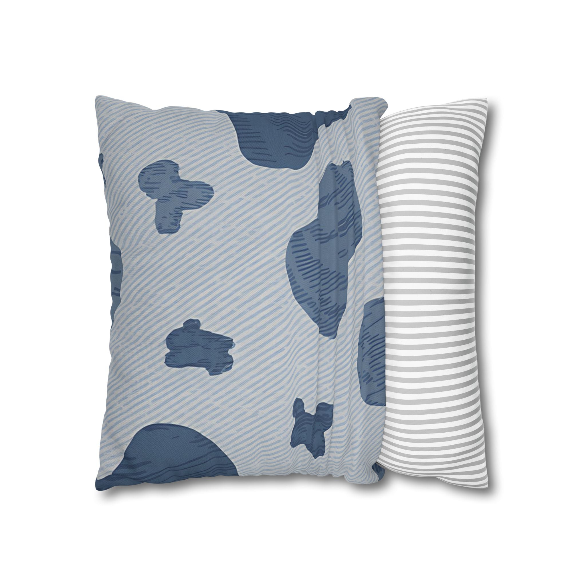 Spun Polyester Square Pillowcase, Artsulli - Art is Long, Life is Short, Home Decor, , , , , , , 