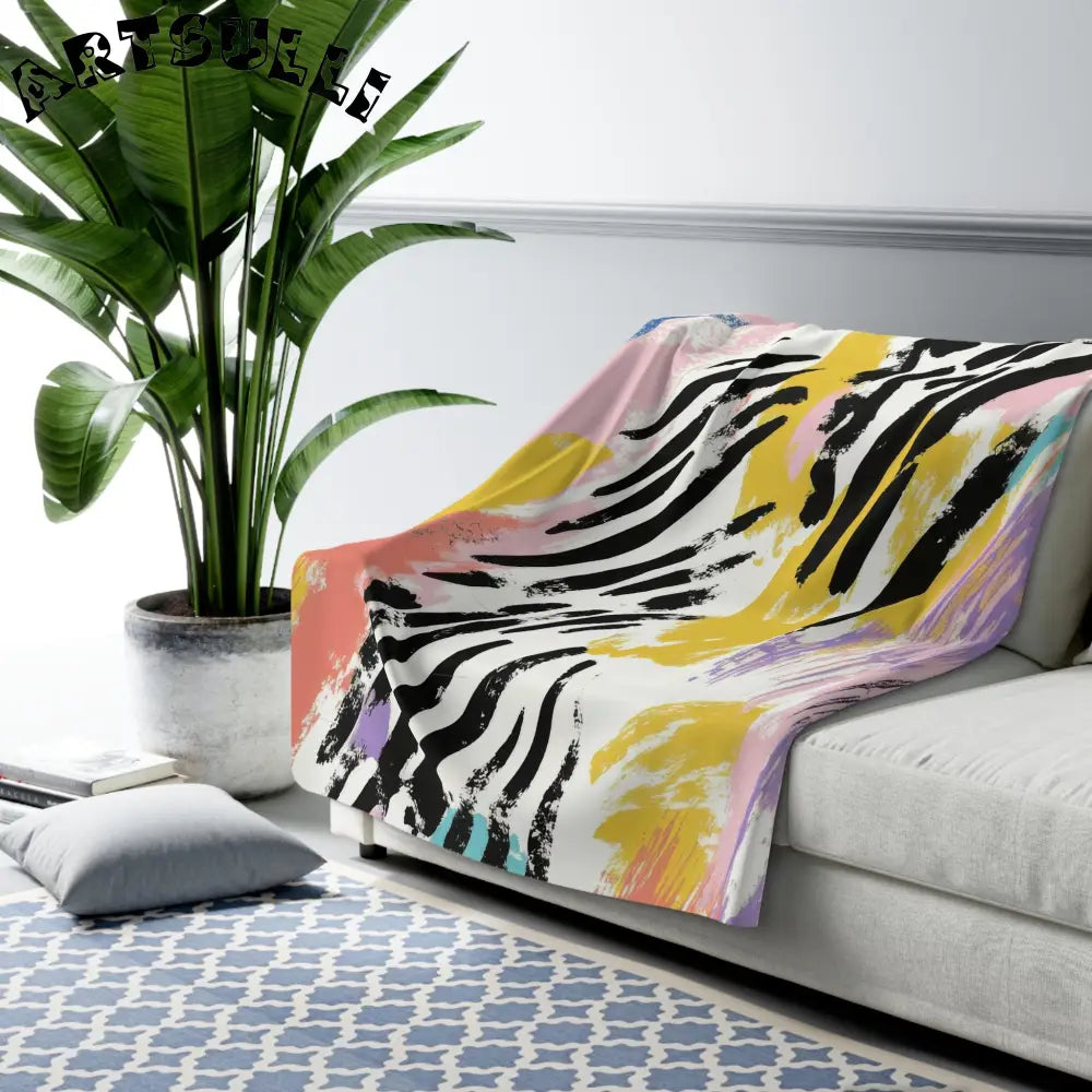 JAKKOUTTHEBXX Wild Zebra Stripes x Paint Brush Strokes Multi-Color