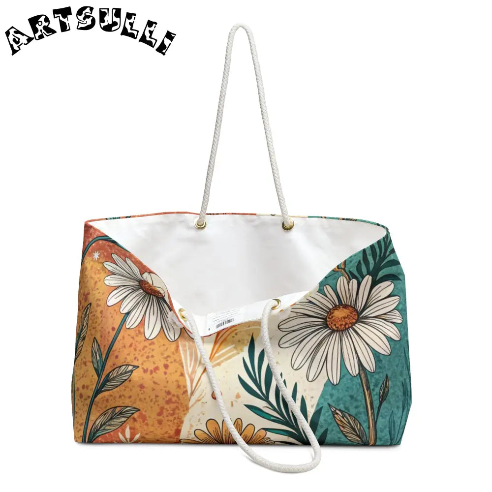JAKKOUTTHEBXX Retro Daisy Dream Weekender Bag JAKKOUTTHEBXX Artsulli