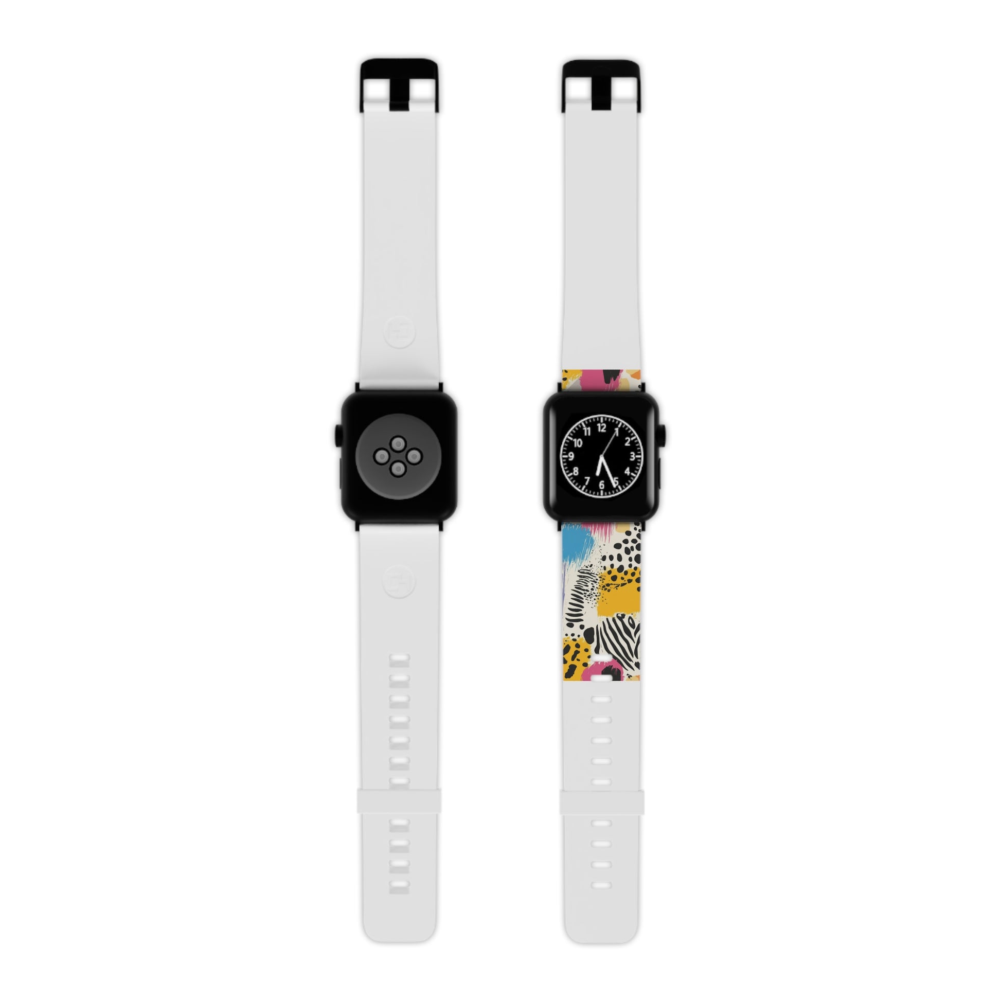 Rae Zebra Rhapsody Watch Band for Apple Watch, Artsulli - Art is Long, Life is Short, Accessories, Size, 8'' × 0.75'' / 38 - 40 mm, Color, Black, , , 10152038168098