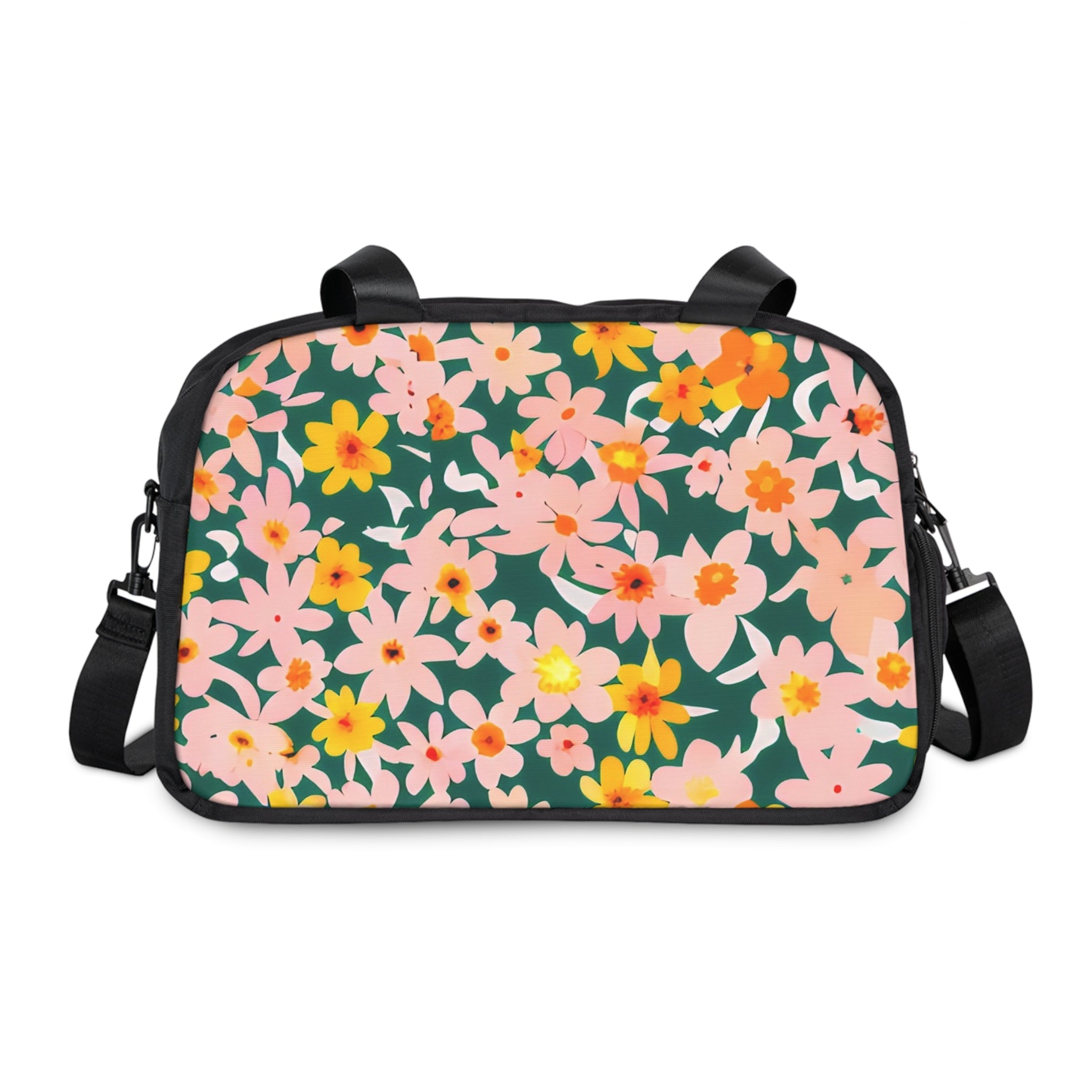 Fitness Handbag, Artsulli - Art is Long, Life is Short, Bags, Size, 12.4" x 13.3", Color, Black, , , 25910893876153843384