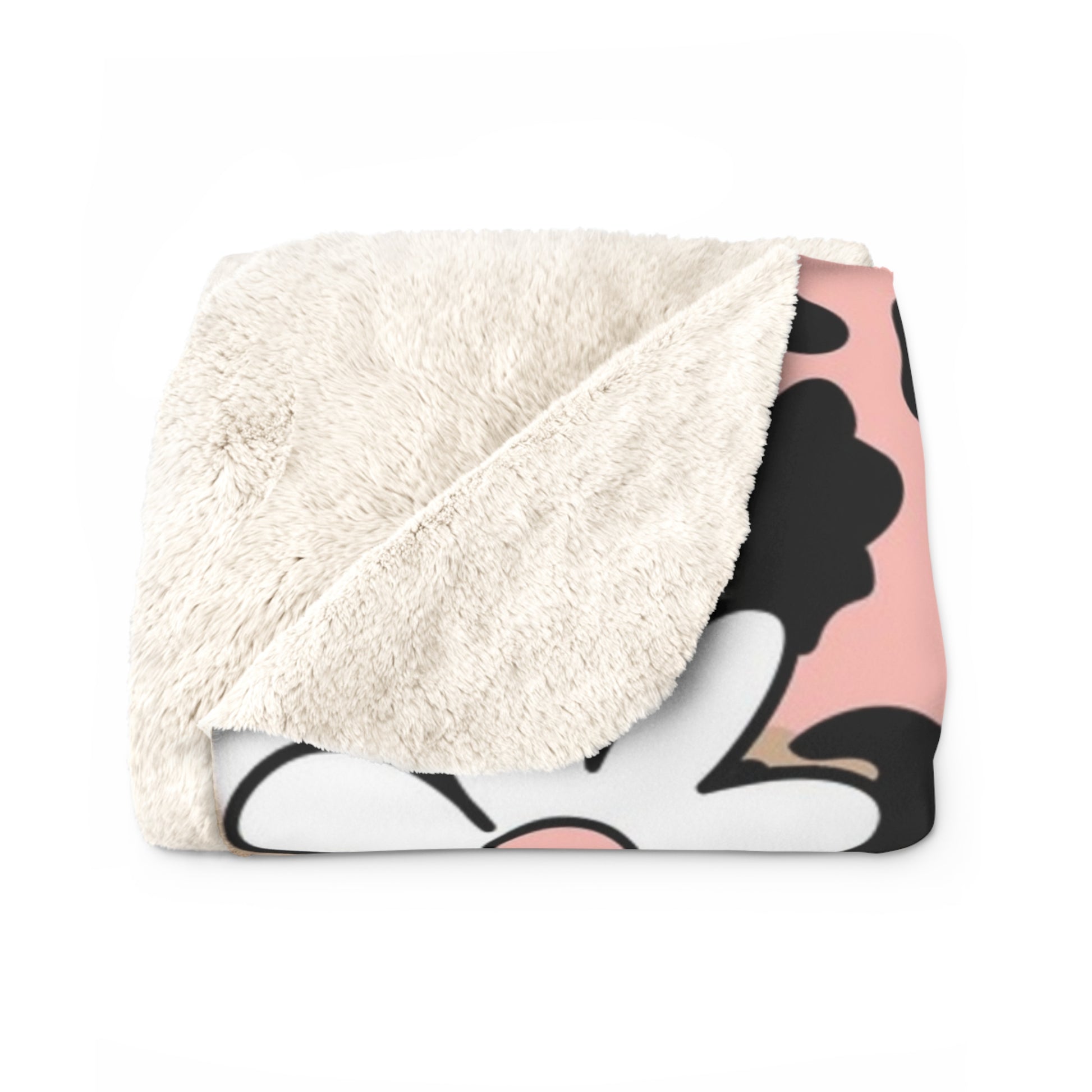 Sutfin Ghosts Pop Art Sherpa Fleece Blanket, Artsulli - Art is Long, Life is Short, Home Decor, , , , , , , 