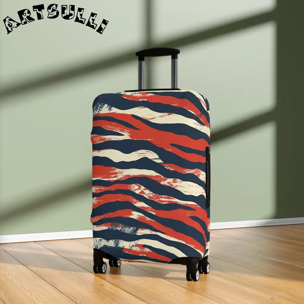 JAKKOUTTHEBXX Capricious Tiger Wave Luggage Cover JAKKOUTTHEBXX