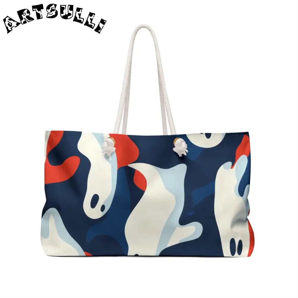 JAKKOUTTHEBXX Camo Ghosts Weekender Bag JAKKOUTTHEBXX Artsulli - Art