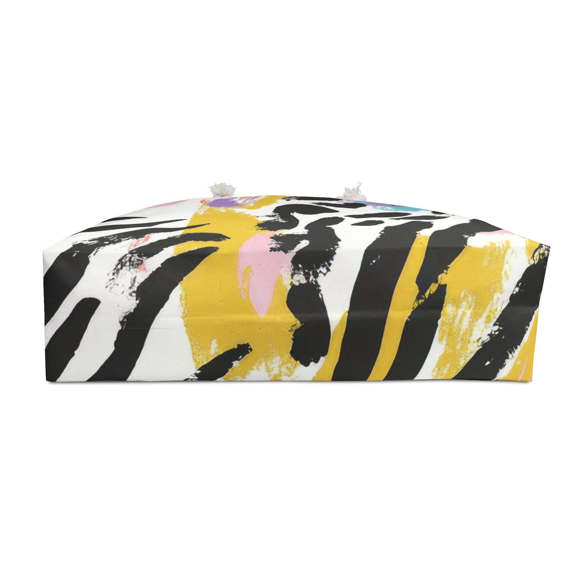 Wild Zebra Stripes x Paint Brush Strokes Multi-Color Weekender Bag, Artsulli - Art is Long, Life is Short, Bags, , , , , , , 