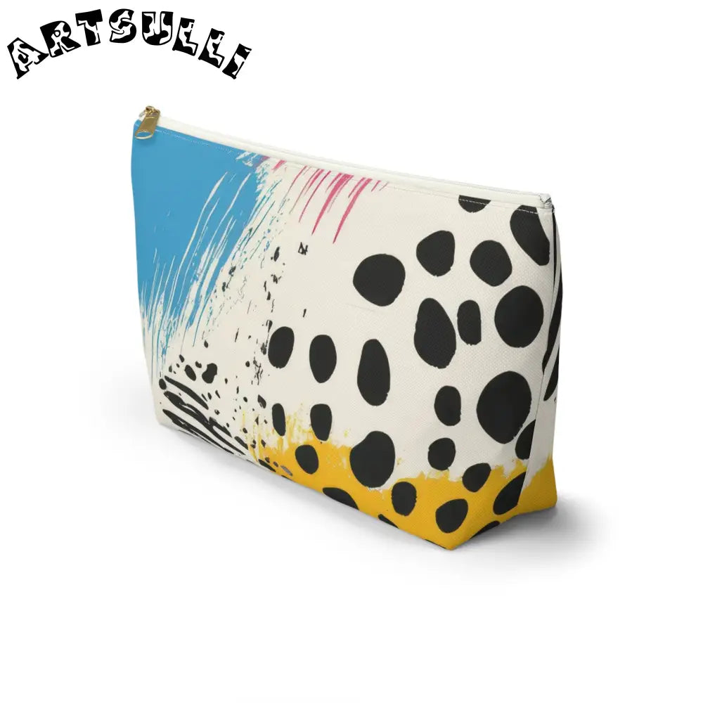 JAKKOUTTHEBXX Rae Zebra Rhapsody Accessory Pouch w T-bottom