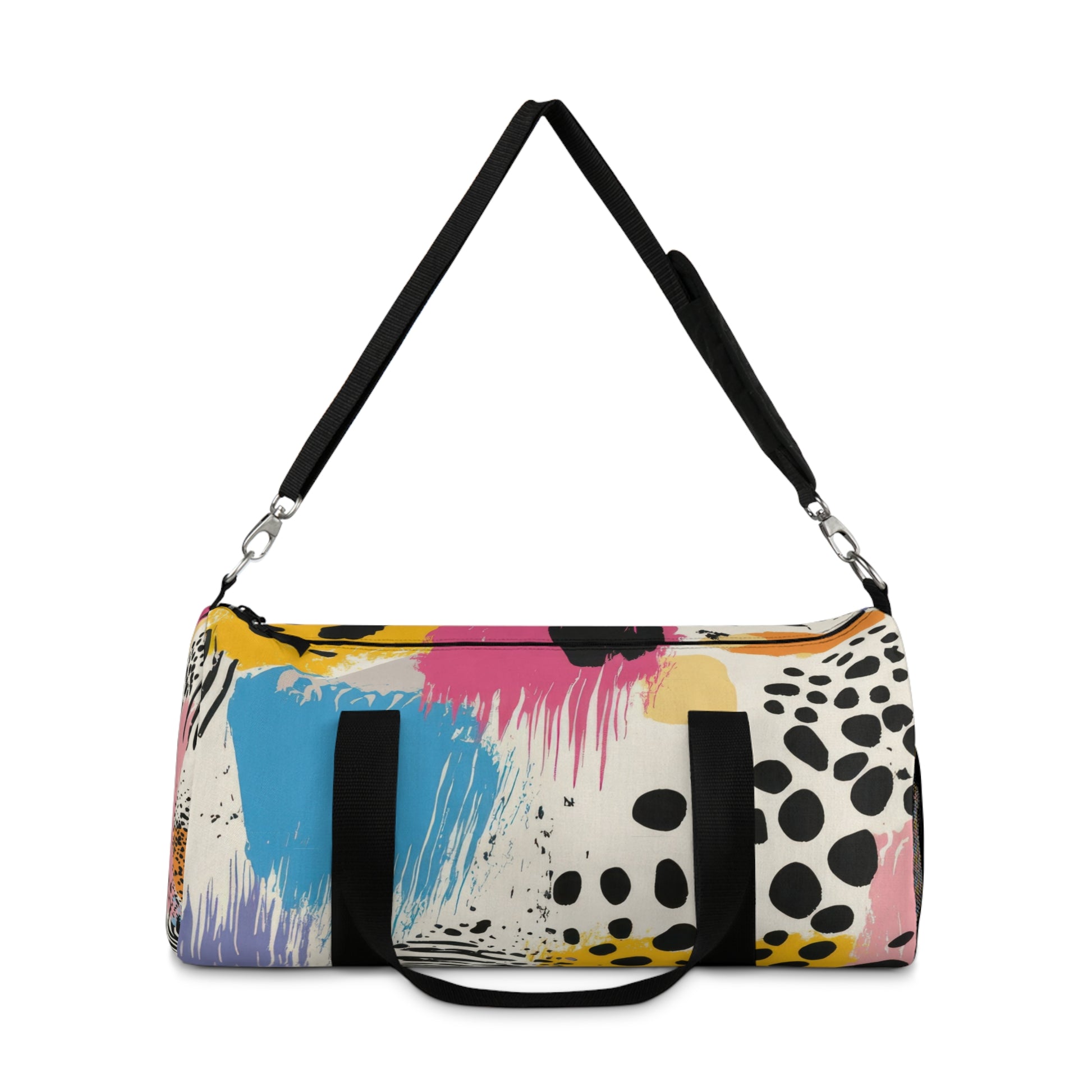 Rae Zebra Rhapsody II Duffel Bag, Artsulli - Art is Long, Life is Short, Bags, , , , , , , 