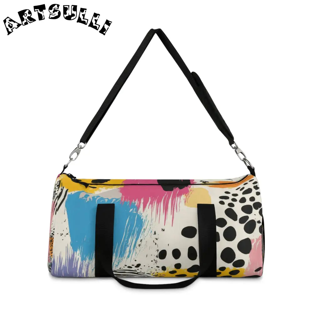 JAKKOUTTHEBXX Rae Zebra Rhapsody II Duffel Bag JAKKOUTTHEBXX