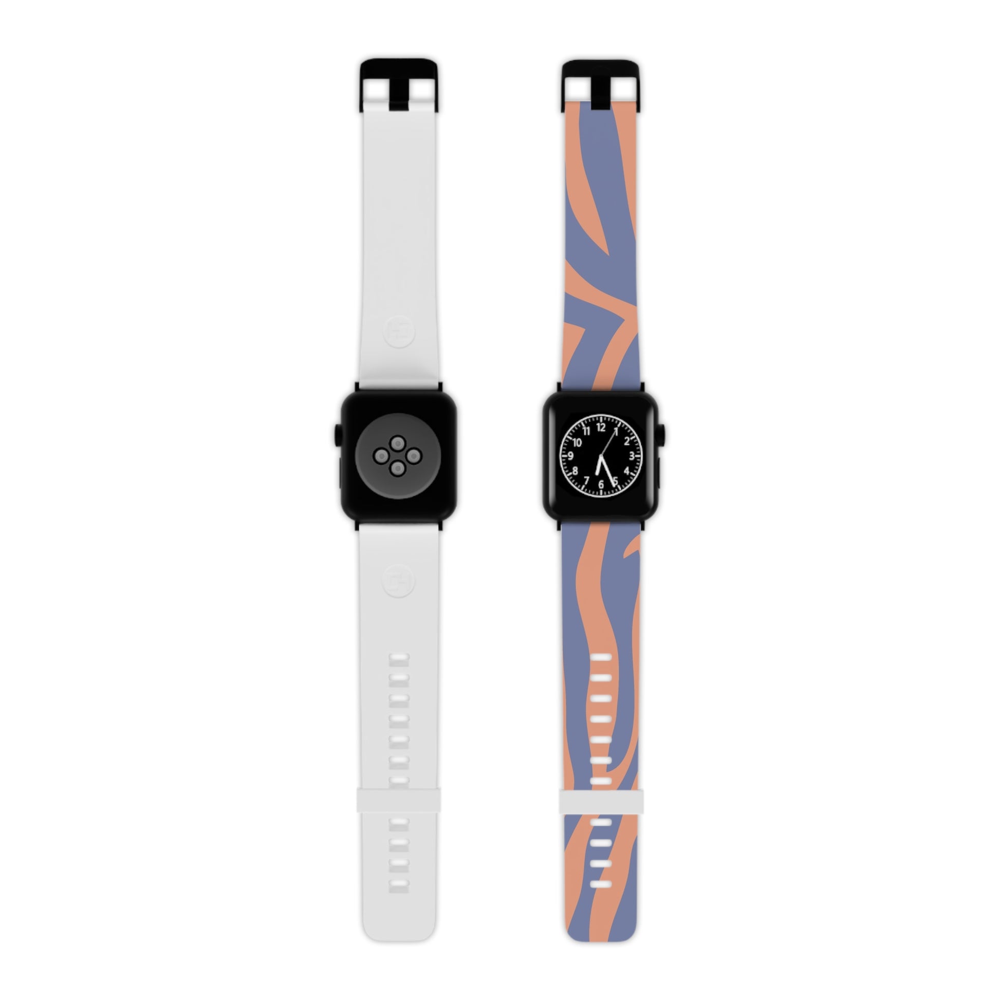 Melting Zebra Stripes Watch Band for Apple Watch, Artsulli - Art is Long, Life is Short, Accessories, Size, 8'' × 0.75'' / 42 - 44 mm, Color, Black, , , 73471677257969