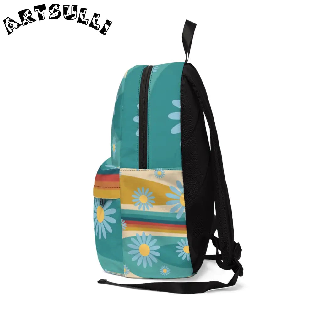 JAKKOUTTHEBXX Psychedelic Floral Hills Multi-Color Unisex Classic